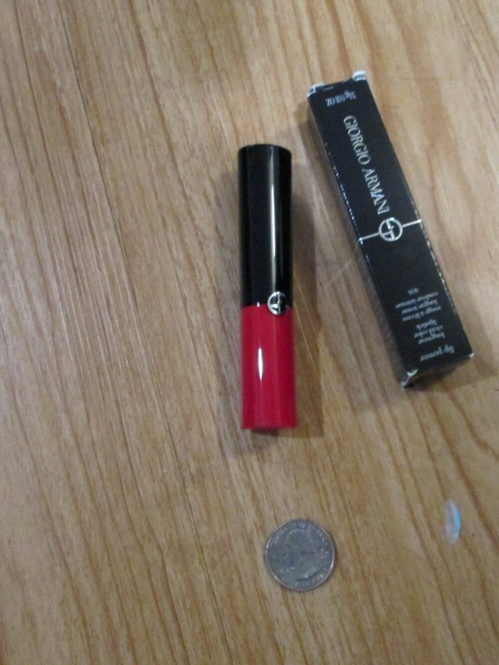Giorgio Armani lip power long wear vivid color lipstick shade 404 BNIB